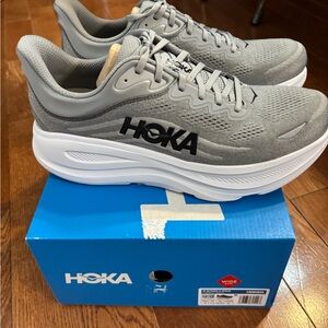 HOKA Gray Running Shoes size men’s 12